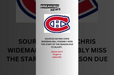 A MEMBER OF THE MONTREAL CANADIENS IS INJURED!#GOHABSGO