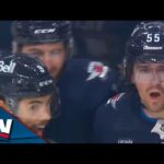 Mark Scheifele Splits Two Defenders To Score First Goal in Jets' Home Opener vs. Panthers