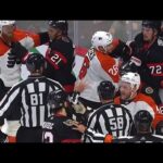 Garnet Hathaway Pushes Jakob Chychrun After Period Ends, Scrum Ensues