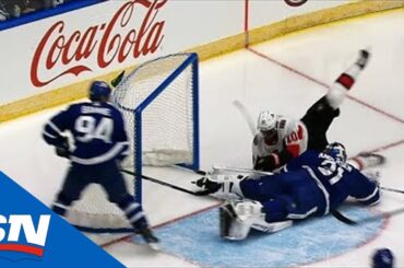 Frederik Andersen Stonewalls Anthony Duclair With Great Sprawling Save