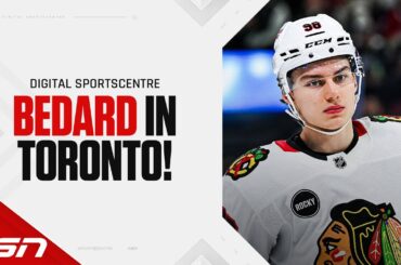 Can Bedard keep his point streak going against Toronto?