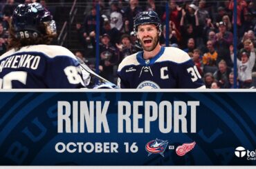 Blue Jackets vs. Red Wings PLAYERS TO WATCH: Boone Jenner & Alex DeBrincat | Rink Report (10/16/23)