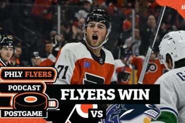 Philadelphia Flyers Home opener with Egor Zamula’s first career NHL goal vs Canucks | PHLY Flyers