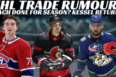 NHL Trade Rumours - Habs, Sens, Canucks + Kirby Dach Done For Season? Petry & Mantha Scratched