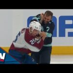 Kraken's Eberle Drops Gloves With Avalanche's O'Connor Early Into First Matchup Since Post-Season