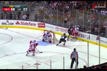 Brendan Smith Hockey IQ How to take a hit in the NHL March 13 2012