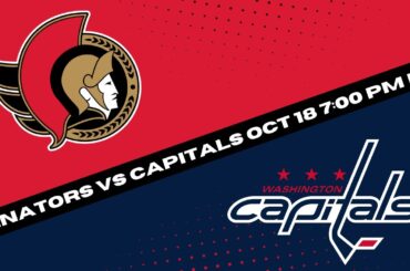 Capitals vs Senators Prediction, Pick and Odds | NHL Hockey Pick for 10/18