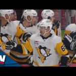 Erik Karlsson Fires Home First Goal With Penguins Off Great Feed From Sidney Crosby