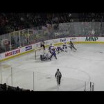 Laval Rocket goalie Strauss Mann scores a goal vs. the Rochester Americans! 10/18/23