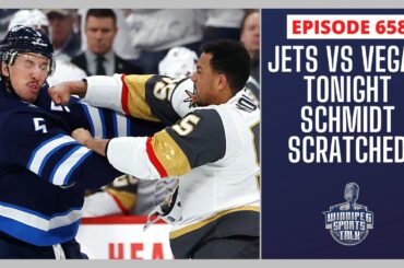 Winnipeg Jets vs. Vegas Golden Knights countdown, Nate Schmidt scratched, Brossoit starts in goal