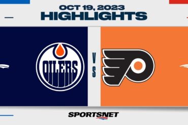 NHL Highlights | Oilers vs. Flyers - October 19, 2023