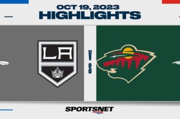 NHL Highlights | Kings vs. Wild - October 19, 2023