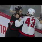 Tom Wilson And Mark Kastelic Drop The Gloves