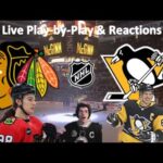 Chicago Blackhawks vs Pittsburgh Penguins LIVE STREAM | Live Play-by-Play Fan Reaction | LIVE NHL