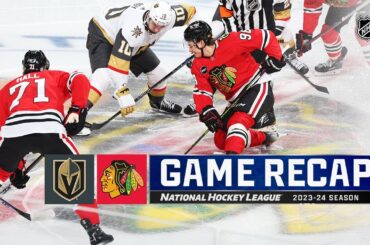 Golden Knights @ Blackhawks 10/21 | NHL Highlights 2023