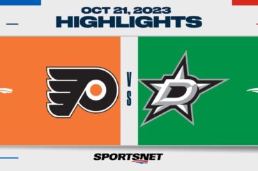 NHL Highlights | Flyers vs. Stars - October 21, 2023