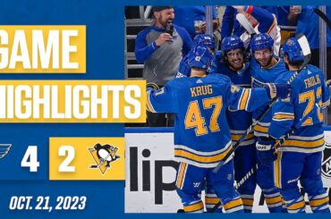 Highlights: Blues 4, Penguins 2