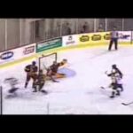 10-18-13 Erie Otters vs Belleville Bulls Adam Pelech Assist