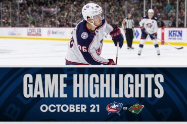 Will you accept this ROSE? 🌹Roslovic & Fantilli lift Blue Jackets to a W | Game Highlights(10/21/23)