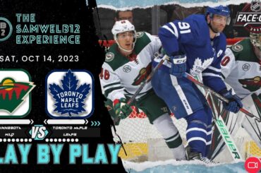 NHL Faceoff! MINNESOTA WILD vs. TORONTO MAPLE LEAFS - Live NHL hockey - Play by play