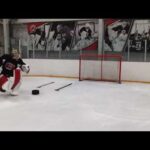 Joey Daccord of the Ottawa/Belleville Senators working his footwork!