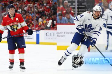 Matthews, Tkachuk Mic'd Up in Playoffs Rematch  | NHL Mic Drop