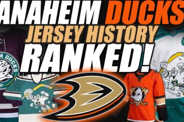 Anaheim Ducks Jersey History RANKED!