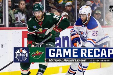 Oilers @ Wild 10/24 | NHL Highlights 2023