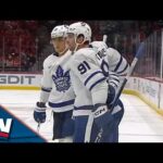 Maple Leafs' John Tavares and William Nylander Score Twice In 48 Seconds To Extend Lead vs. Capitals