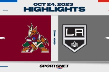 NHL Highlights | Coyotes vs. Kings - October 24, 2023