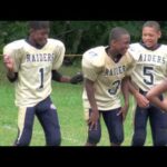 Robert Thomas of the Kernersville Raiders. Lookout Chris Johnson & Adrian Peterson. Pop Warner