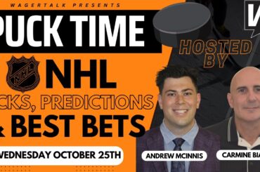 NHL Predictions, Picks & Odds | Washington Capitals vs New Jersey Devils | PuckTime Oct 25