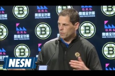 Don Sweeney on the Boston Bruins signing John Moore