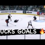 Anaheim Ducks vs Columbus Blue Jackets October 24, 2023 | DUCKS GOALS