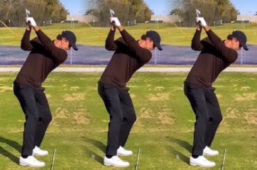 ADAM SCOTT GOLF SWING - IRON SWING - SLOW MOTION