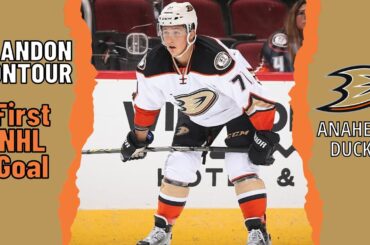 Brandon Montour #71 (Anaheim Ducks) first NHL goal Feb 4, 2017 (Classic NHL)