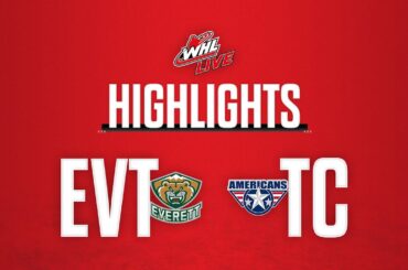 Everett Silvertips at Tri-City Americans 10/22 | WHL Highlights 2023-24