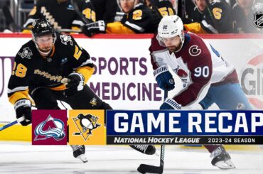 Avalanche @ Penguins 10/26 | NHL Highlights 2023