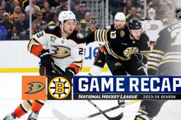 Ducks @ Bruins 10/26 | NHL Highlights 2023