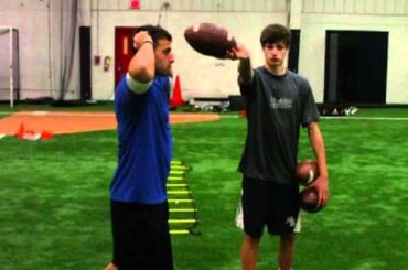 John Gruden Quick Release Quarterback Drill with Bethune-Cookman QB