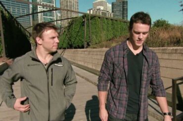 Jonathan Toews & PJ Stock in Chicago