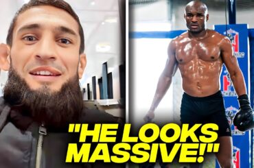 Khamzat Chimaev REACTS To NEW Kamaru Usman Training Footage...