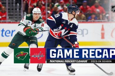 Wild @ Capitals 10/27 | NHL Highlights 2023