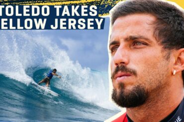 How Filipe Toledo Took The Yellow Leaders Jersey Heading Into The Corona Open J-Bay