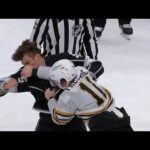 Andreas Englund And Trent Frederic Drop The Gloves