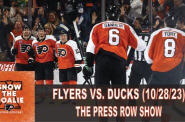 Philadelphia Flyers vs. Anaheim Ducks (10/28/23) - The Press Row Show: Pregame, INTs, Postgame