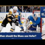 When Should The Blues Use Joel Hofer in Net? - Blues @ Jets Pregame Show