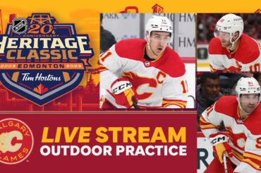 2023 Tim Horton's NHL Heritage Classic Calgary Flames Live Practice Stream