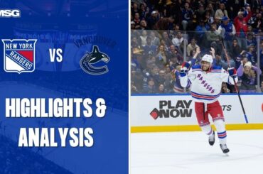 K'Andre Miller OT Winner Makes It 4 Straight Wins For Rangers | New York Rangers