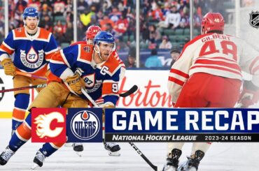 2023 Heritage Classic | Flames @ Oilers 10/29 | NHL Highlights 2023